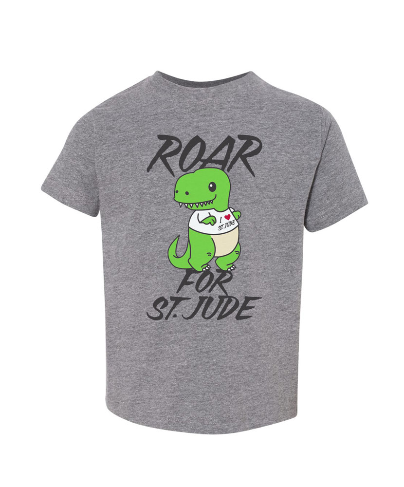 Dinosaur Grey Toddler T-Shirt